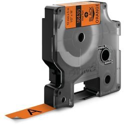 Dymo Rhino Vinyl Label Tape 12 mm x 5.5 m Black on Orange Dymo Rhino Vinyl Label Tape 12 mm x 5.5 m Black on Orange
