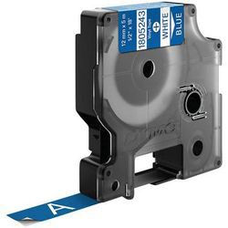 Dymo Rhino Vinyl Label Tape 12 mm x 5.5 m White on Blue Dymo Rhino Vinyl Label Tape 12 mm x 5.5 m White on Blue