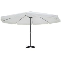 vidaXL Sunshade White Aluminum 500 cm (40301) vidaXL Sunshade White Aluminum 500 cm (40301)