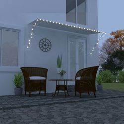 vidaXL Retractable awning with LED 350 × 150 cm vidaXL Retractable awning with LED 350 × 150 cm