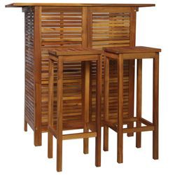 vidaXL Bar table and chair set (44008) vidaXL Bar table and chair set (44008)
