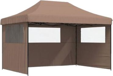 vidaXL Folding Pop-Up Party Tent with 3 Side Panels (400502) vidaXL Folding Pop-Up Party Tent with 3 Side Panels (400502)