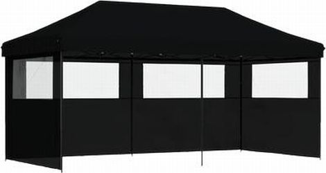 vidaXL Foldable Pop-Up Party Tent with 3 Side Panels (400495) vidaXL Foldable Pop-Up Party Tent with 3 Side Panels (400495)