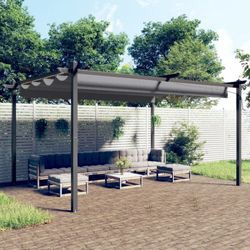 vidaXL Pavilion with retractable roof 4x3 m (318538) vidaXL Pavilion with retractable roof 4x3 m (318538)