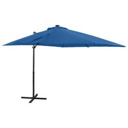 vidaXL Cantilever umbrella with pole and LED lighting 250 cm vidaXL Cantilever umbrella with pole and LED lighting 250 cm
