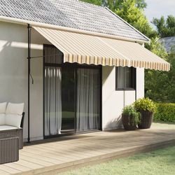vidaXL Awning Fabric Striped 4 x 3.5 m vidaXL Awning Fabric Striped 4 x 3.5 m