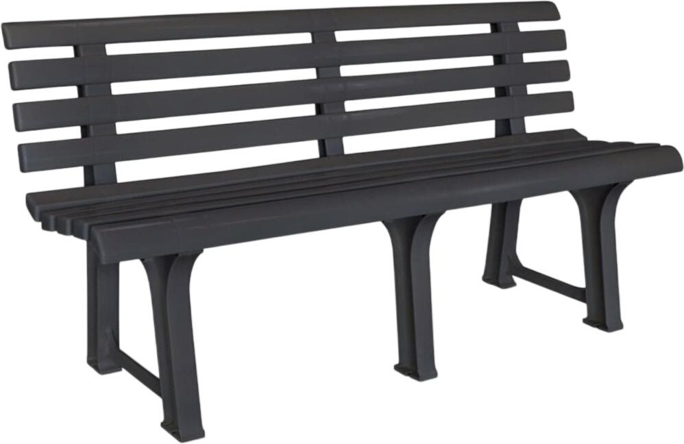 vidaXL Garden bench plastic 145.5 cm (43585) vidaXL Garden bench plastic 145.5 cm (43585)
