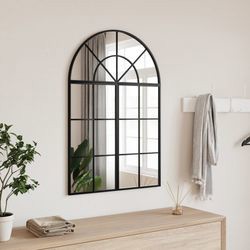 vidaXL Wall mirror 60 x 30 cm Curved Iron (358650) vidaXL Wall mirror 60 x 30 cm Curved Iron (358650)