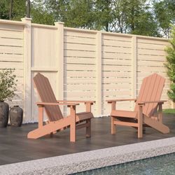 vidaXL Adirondack garden chair HDPE 2 pcs vidaXL Adirondack garden chair HDPE 2 pcs