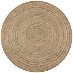 vidaXL Jute Braided Round Rug 90 cm (245336) vidaXL Jute Braided Round Rug 90 cm (245336)