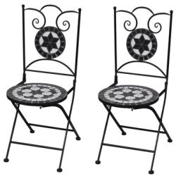 vidaXL Bistro chair foldable 2 pcs. (41533) vidaXL Bistro chair foldable 2 pcs. (41533)