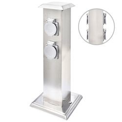 vidaXL Outdoor socket outlet quadruple (4010098) vidaXL Outdoor socket outlet quadruple (4010098)