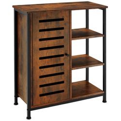 tectake Industrial sideboard dark wood rustic tectake Industrial sideboard dark wood rustic