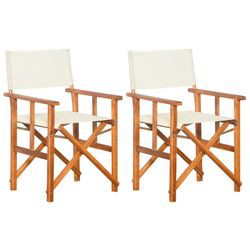 vidaXL Director chair solid acacia wood (4594) vidaXL Director chair solid acacia wood (4594)