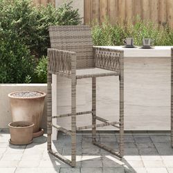 vidaXL Garden bar stool without cushion vidaXL Garden bar stool without cushion
