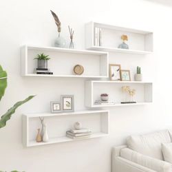 vidaXL Cube shelf 100 x 15 x 30 cm 4 pcs. (807080) vidaXL Cube shelf 100 x 15 x 30 cm 4 pcs. (807080)