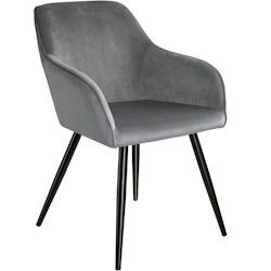tectake Marilyn Dining Chair Velvet Look tectake Marilyn Dining Chair Velvet Look
