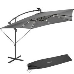 tectake Sunna with LED solar lighting 250 x 250 cm tectake Sunna with LED solar lighting 250 x 250 cm