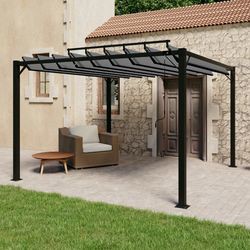 vidaXL Pergola with louvered roof 3 x 3 m (313926) vidaXL Pergola with louvered roof 3 x 3 m (313926)