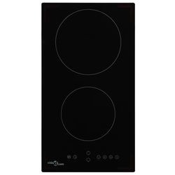 vidaXL Glass ceramic cooktop with 2 burners 3000 W (50783) vidaXL Glass ceramic cooktop with 2 burners 3000 W (50783)