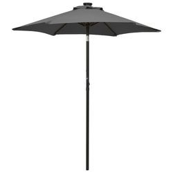 vidaXL Parasol with LED lights 200 x 211 cm vidaXL Parasol with LED lights 200 x 211 cm