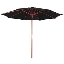 vidaXL Parasol with wooden pole 300 x 258 cm vidaXL Parasol with wooden pole 300 x 258 cm