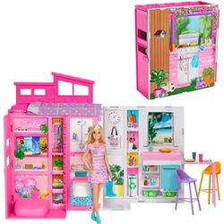 Mattel Barbie Holiday House Playset (HRJ77) Mattel Barbie Holiday House Playset (HRJ77)