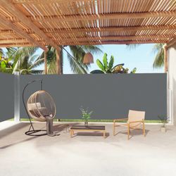 vidaXL Retractable Side Awning Windshield 200x1000 cm vidaXL Retractable Side Awning Windshield 200x1000 cm