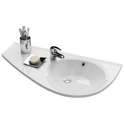 RAVAK Avocado Corner Washbasin (XJ1L1100000) RAVAK Avocado Corner Washbasin (XJ1L1100000)