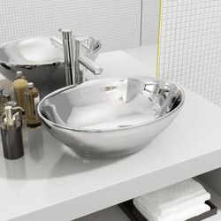 vidaXL Ceramic washbasin 40 x 33 x 13.5 cm vidaXL Ceramic washbasin 40 x 33 x 13.5 cm