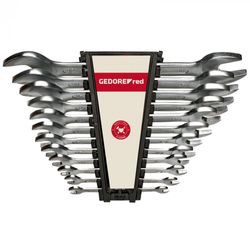 Gedore red Double open-end wrench set 12-piece 6-32 mm Gedore red Double open-end wrench set 12-piece 6-32 mm