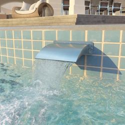 vidaXL Pool Waterfall Stainless Steel 30 x 9 x 26 cm (43691) vidaXL Pool Waterfall Stainless Steel 30 x 9 x 26 cm (43691)