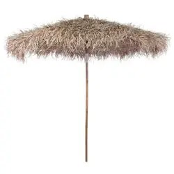vidaXL Bamboo Parasol with Banana Leaf Canopy 210 cm vidaXL Bamboo Parasol with Banana Leaf Canopy 210 cm