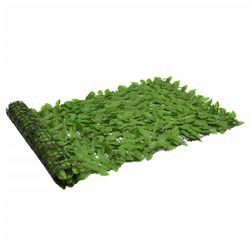 vidaXL Balcony privacy screen with leaves 200x100 cm vidaXL Balcony privacy screen with leaves 200x100 cm