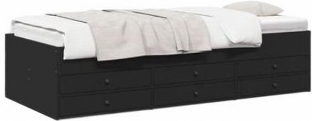 vidaXL Daybed with Drawers without Mattress 100 x 200 cm (3280868) vidaXL Daybed with Drawers without Mattress 100 x 200 cm (3280868)