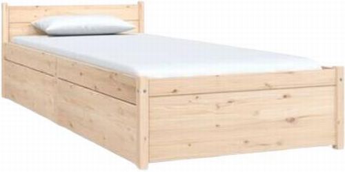 vidaXL Bed with Drawer 75 x 190 cm (3103473) vidaXL Bed with Drawer 75 x 190 cm (3103473)