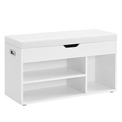 Vasagle Shoe bench with seat LHS30W Vasagle Shoe bench with seat LHS30W