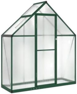vidaXL Greenhouse with foundation frame 169 x 58 x 195 cm vidaXL Greenhouse with foundation frame 169 x 58 x 195 cm