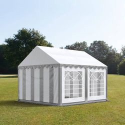 Toolport Party tent PVC tarpaulin 4 x 4 m Toolport Party tent PVC tarpaulin 4 x 4 m