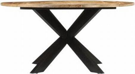 vidaXL Dining table Ø150 x 76 cm mango wood (351710) vidaXL Dining table Ø150 x 76 cm mango wood (351710)