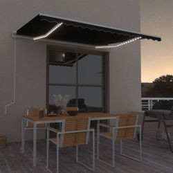 vidaXL Automatic awning with LED 400x350 cm (06899) vidaXL Automatic awning with LED 400x350 cm (06899)