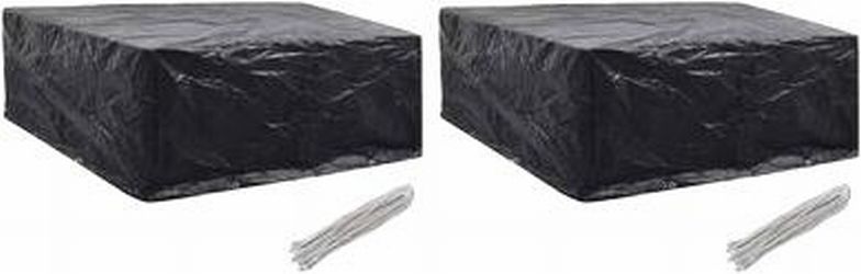 vidaXL Garden furniture cover 2 pcs. 10 eyelets 260x260x90 cm vidaXL Garden furniture cover 2 pcs. 10 eyelets 260x260x90 cm