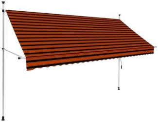 vidaXL Retractable Awning Manual 300 cm (145838) vidaXL Retractable Awning Manual 300 cm (145838)