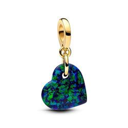 Pandora Shimmering Green Heart Charm Pendant (763348C01) Pandora Shimmering Green Heart Charm Pendant (763348C01)