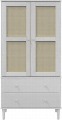 vidaXL Senja wardrobe rattan look 90 x 55 x 175 cm (358035) vidaXL Senja wardrobe rattan look 90 x 55 x 175 cm (358035)