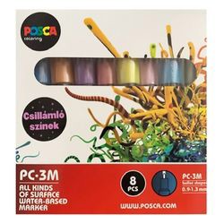 uni-ball Posca PC-3ML Glitter set of 8 (186513) uni-ball Posca PC-3ML Glitter set of 8 (186513)