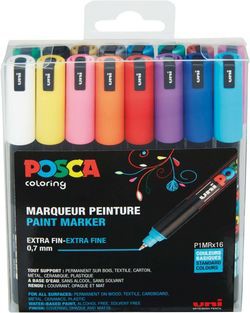 uni-ball Posca PC-1MR assorted 16-piece set (181716) uni-ball Posca PC-1MR assorted 16-piece set (181716)