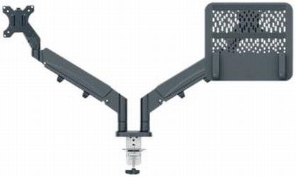 Leitz Ergo Dual Monitor Arm with Laptop Mount Leitz Ergo Dual Monitor Arm with Laptop Mount