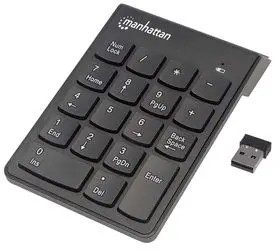Manhattan Computer Numeric keypad 18 keys Manhattan Computer Numeric keypad 18 keys