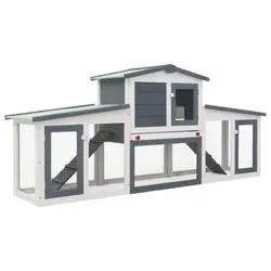 vidaXL Large rabbit hutch (170843) vidaXL Large rabbit hutch (170843)
